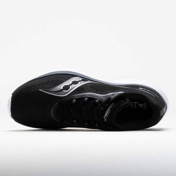 NEW SAUCONY men\'s kinvara 15 running shoes in black/white main image 5